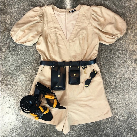 Express Pants - Linen-Blend Romper